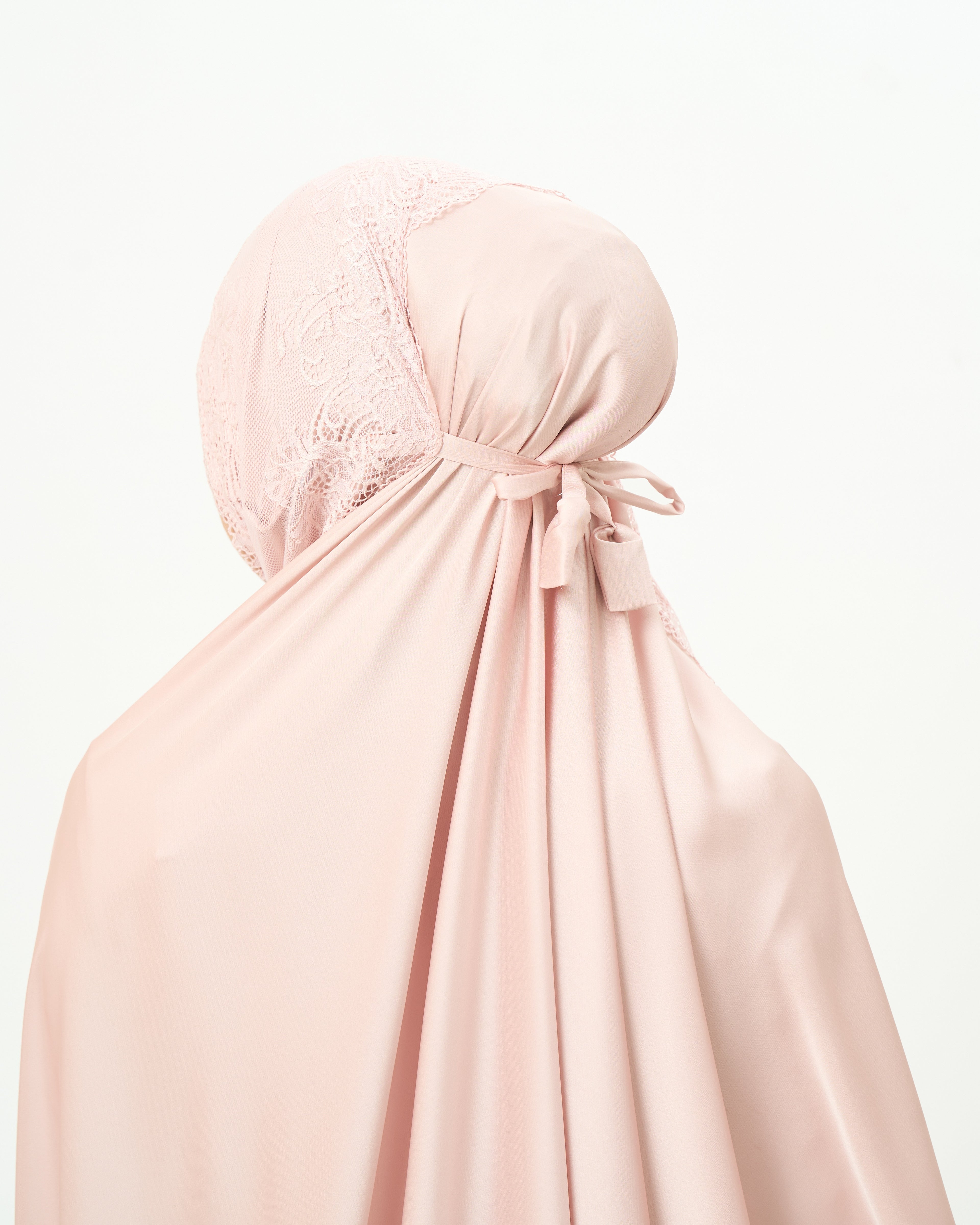 Rose Elegance - Vêtement de prière indonésien