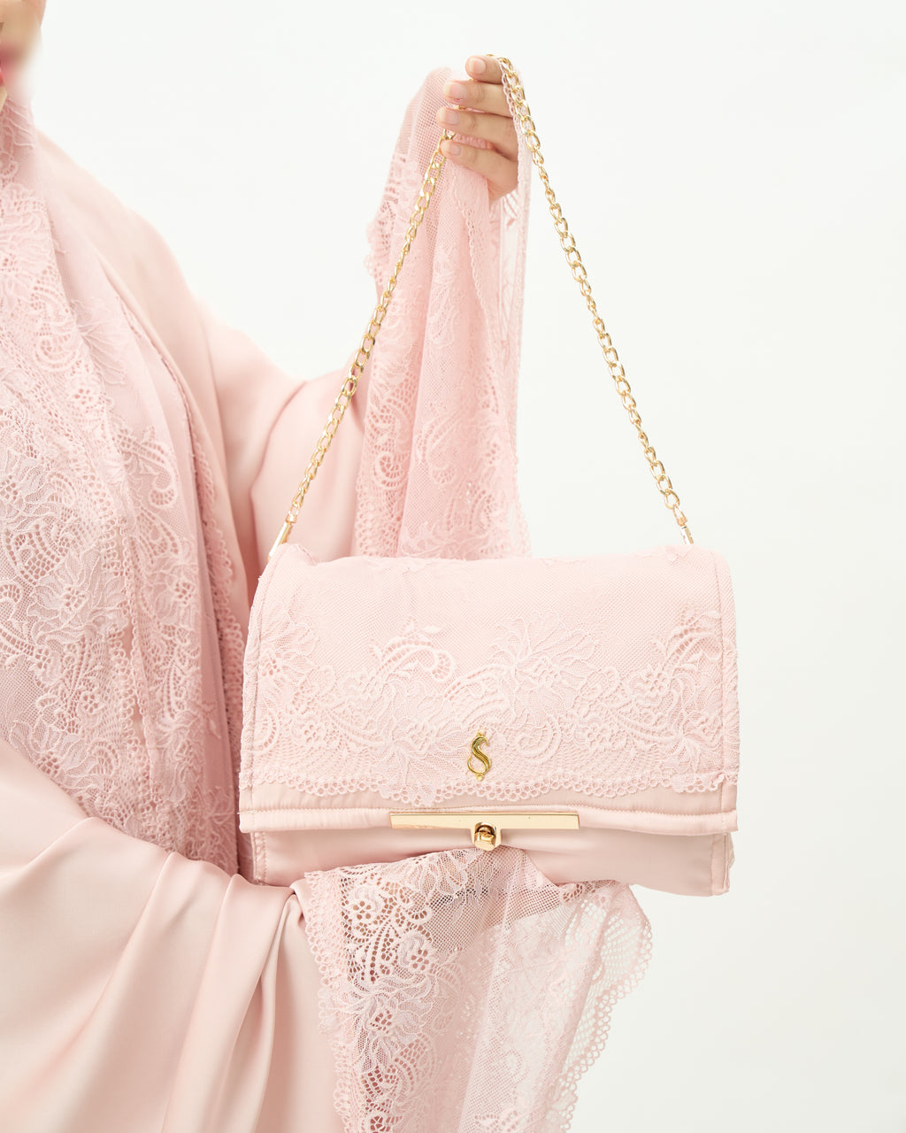 Rose Elegance - Vêtement de prière indonésien